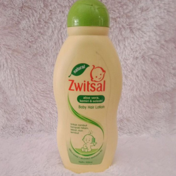 Zwitsal baby hair lotion natural Aloefera kemiri dan seledri 200ml minyak rambut penyubur penghitam