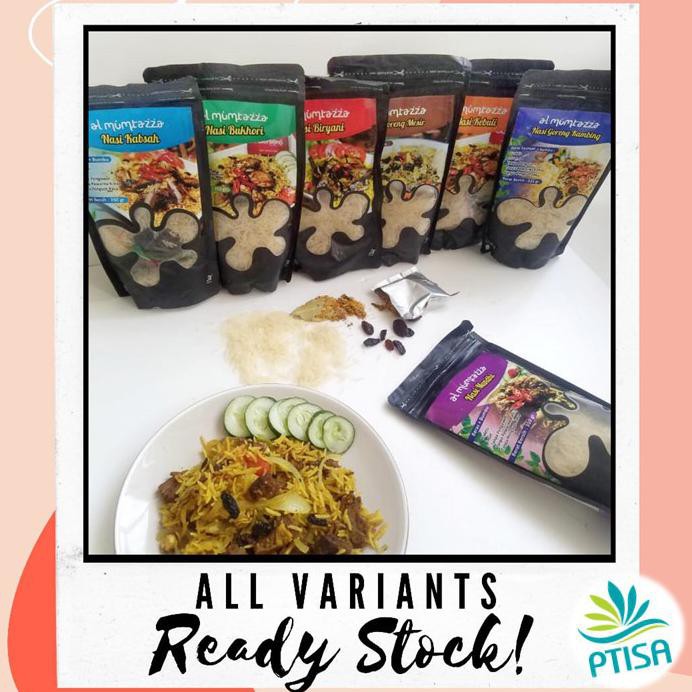 

✨BISA BAYAR DI TEMPAT✨ Nasi Arab Instant Al Mumtazza - Nasi Kebuli, Biryani, Mandy, Bukhori,