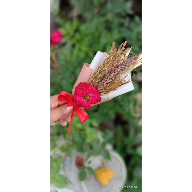 mini buket rustic/buket mini