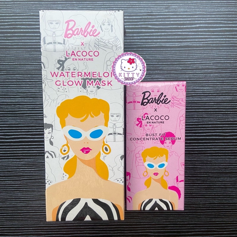 Lacoco x Barbie Watermelon Glow Mask/Bust Fit