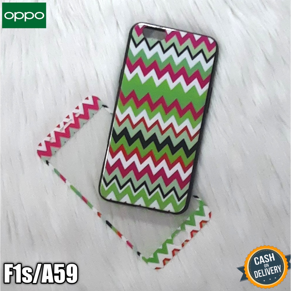 Softcase Tribal + Tempered Glass For Oppo F1s/A59