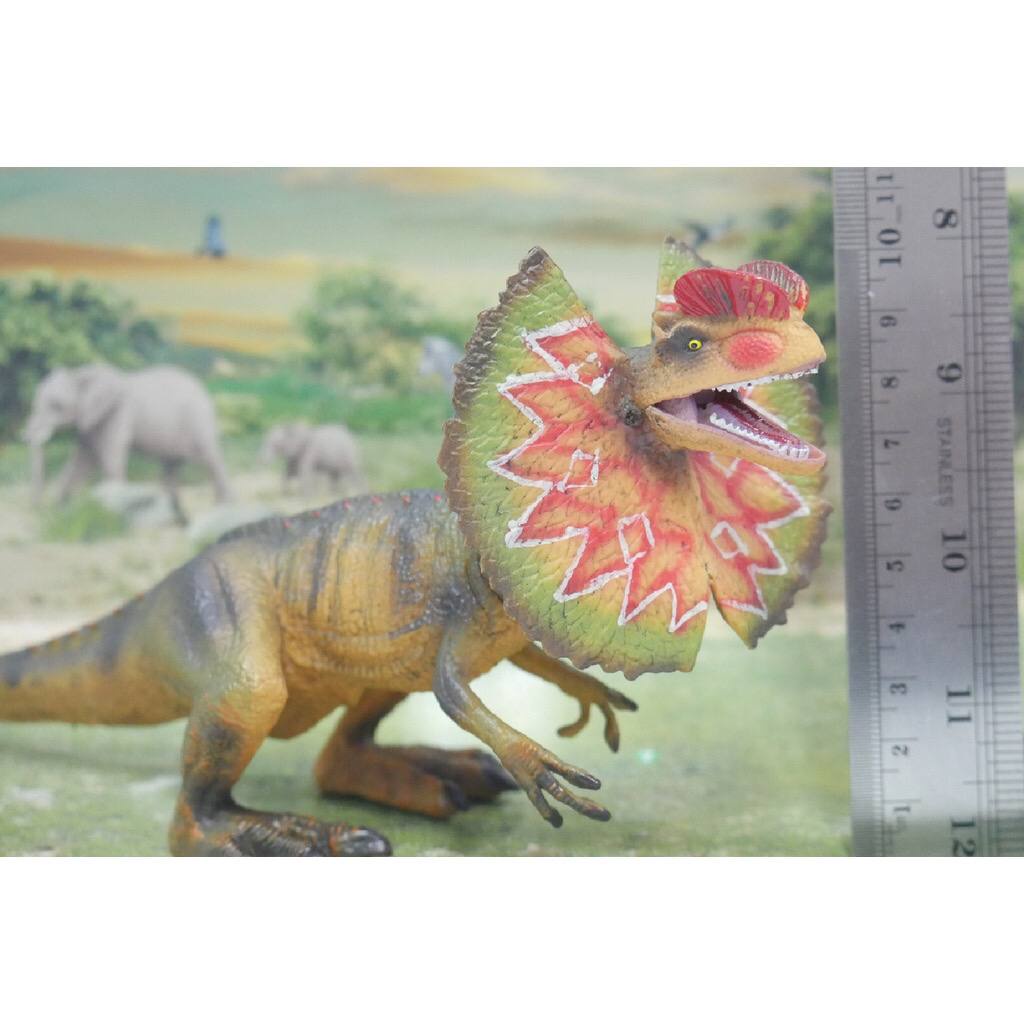 Mainan Edukasi Anak Dilophosaurus Pajangan Figure Angry Collar Dinosaurus Jurassic Park Murah