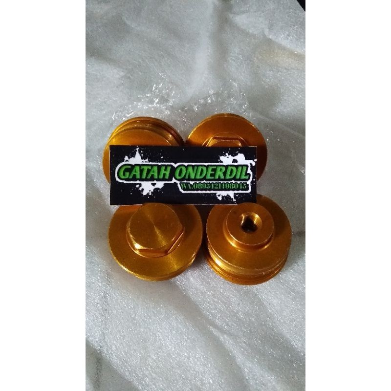 baut tutup shock usd original Kawasaki klx 150 bf bf se D-Tracker new gold