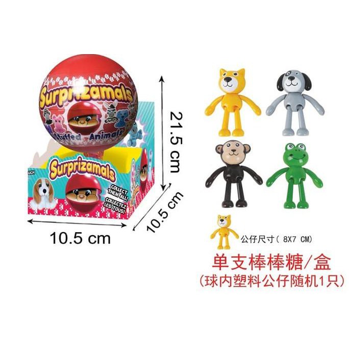 

TELUR/ TELOR KEJUTAN SURPRIZAMALS SURPRISED EGG ANIMALS LOLLIPOP ISI