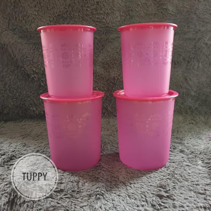 PROMO FUCHIA CANISTER (4) TOPLES TUPPERWARE