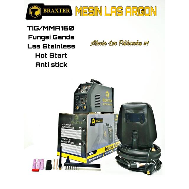 MESIN LAS ARGON MMA160 TIG