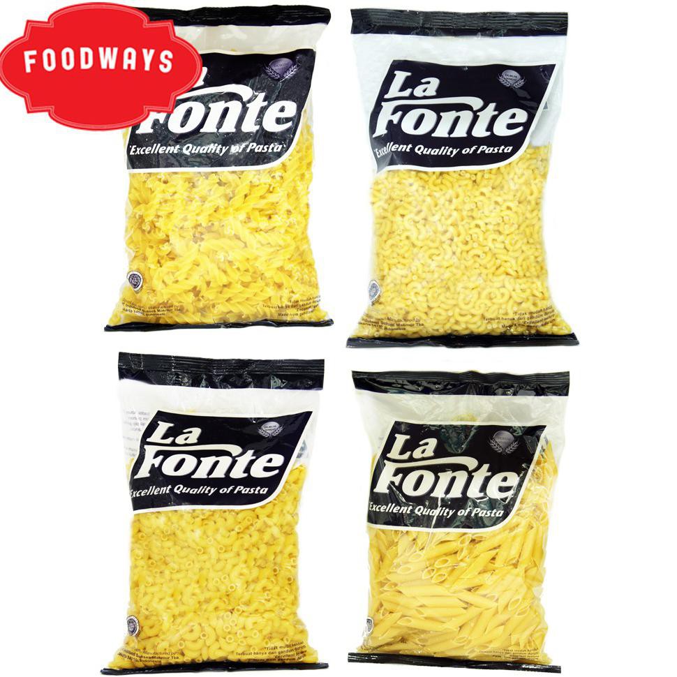 

Ready Stok Pasta La Fonte Short 500Gr Series Macaroni Fusilli Chiferi Penne