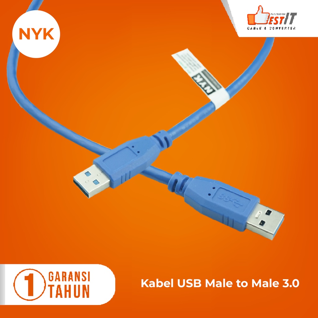 Kabel USB 3.0 Male to Male 60CM High Quality / AM AM VERSI 3.0 NYK