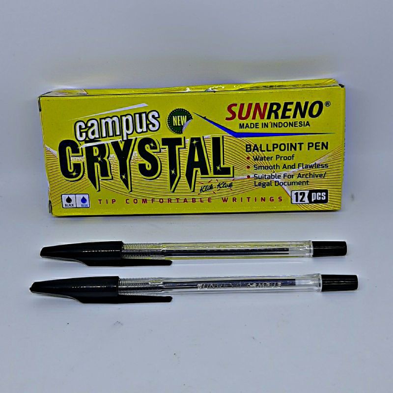

BALLPOINT PEN SUNRENO CRYSTAL CAMPUS 12PCS