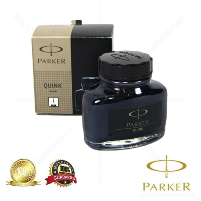 

] Parker Super Quink 2-oz Ink Bottle, Black ink