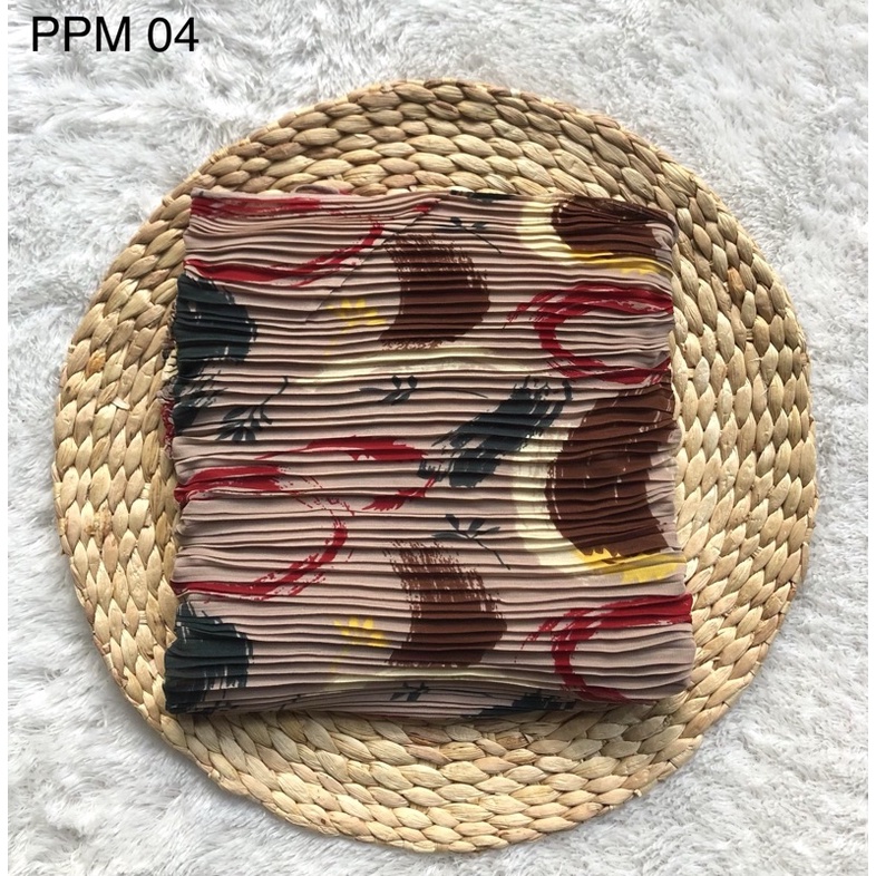 Pashmina Plisket Motif Ceruty Baby Doll - Pashmina Plisket - Pashmina Motif - Plishket Motif - Plisket Pashmina Motif-PPM 04