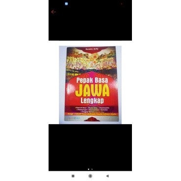 

Buku pepak bahasa jawa lengkap