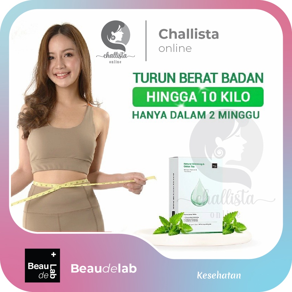 NEWLAB | SLIMLOGY| BEAUDELAB DETOX TEA SLIMFAZZ SLIM FAZZ DETOXING SLIMMING TEA |TEH DIET DETOKS | Beaudelab Slimming &amp; Detox Green Tea | Suplemen pelangsing herbal | Makanan diet