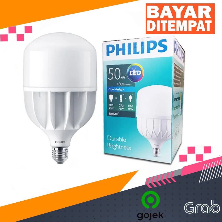 Philips Cool Daylight /Lampu LED Philips 50 Watt 4500 Lumen Bohlam Philips