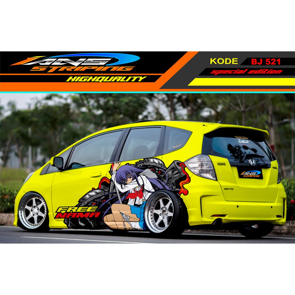 STICKER HONDA JAZZ / STICKER CALYA / STIKER AVANZA / STICKER MOBIL / STICKER BRIO / STICKER YARIS