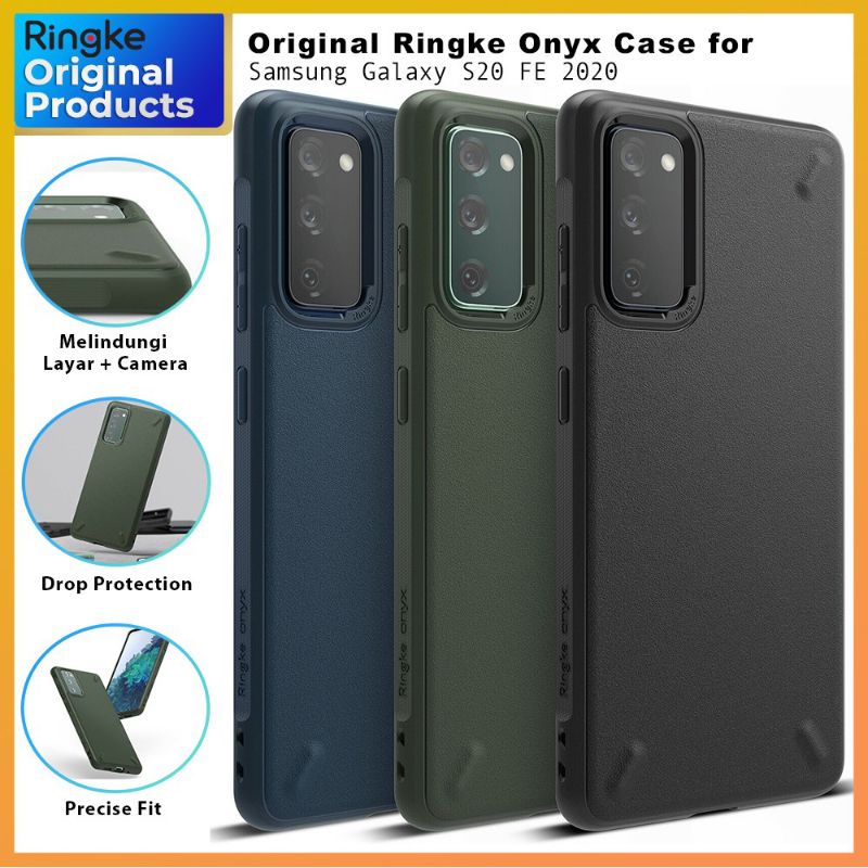Case Samsung Galaxy S20 FE S20FE 2020 (NAVY) Original Ringke Onyx Case - Softcase Cover