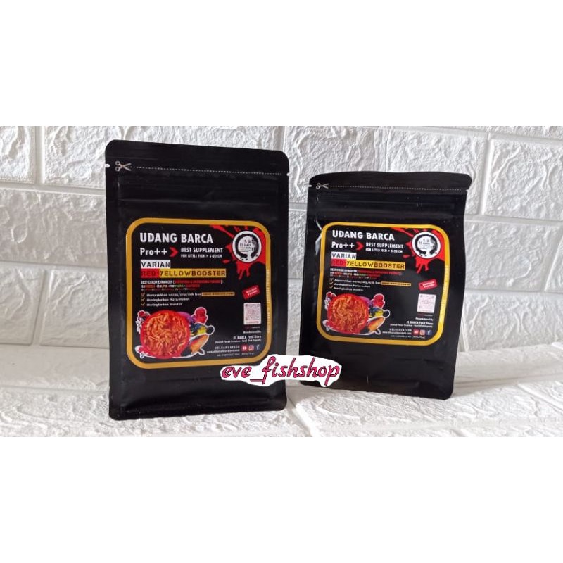 Udang Barca Pro++ Pakan Ikan Chana Cana El Barca Feed Strore 60 gram