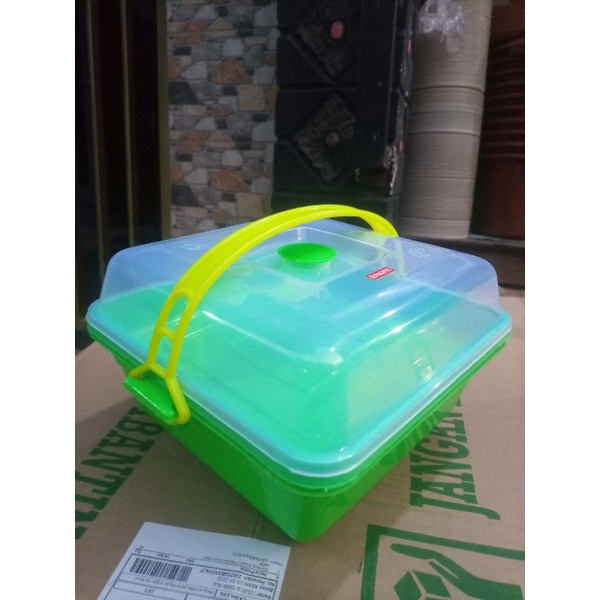 Rantang Hajatan Fitri KOTAK / Rantang Susun dua Fitri KOTAK