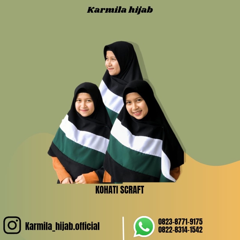 Kohati Scraft Hijab Kohati Atribut HMI