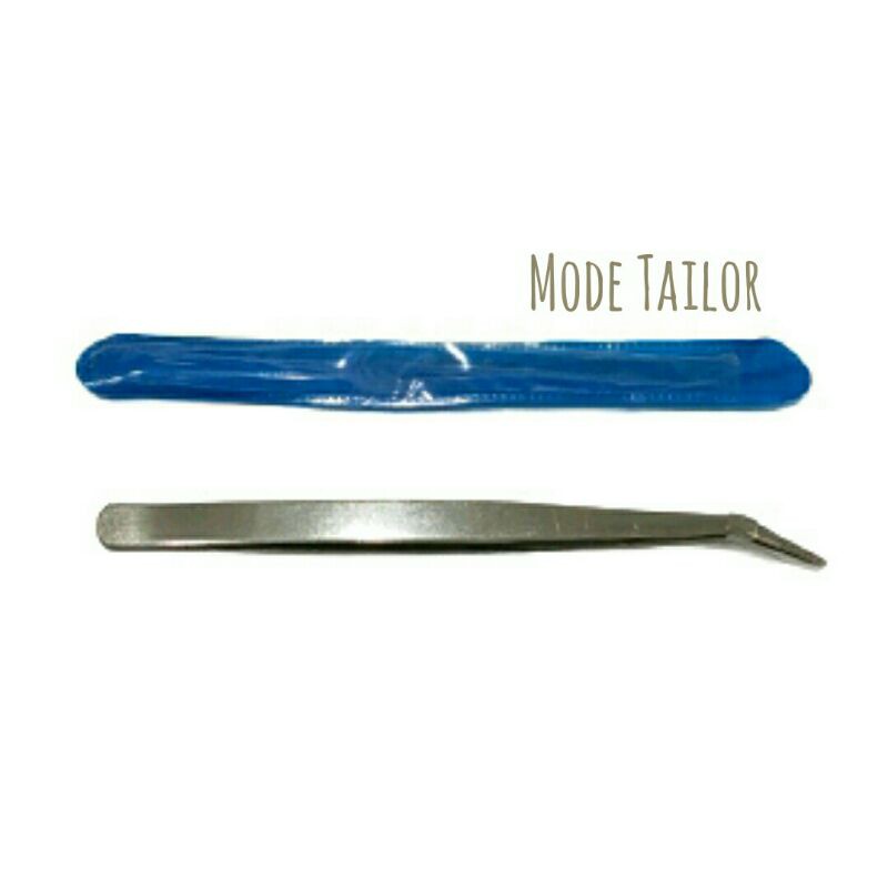 Jepitan Bengkok / Pinset Bengkok Stainless