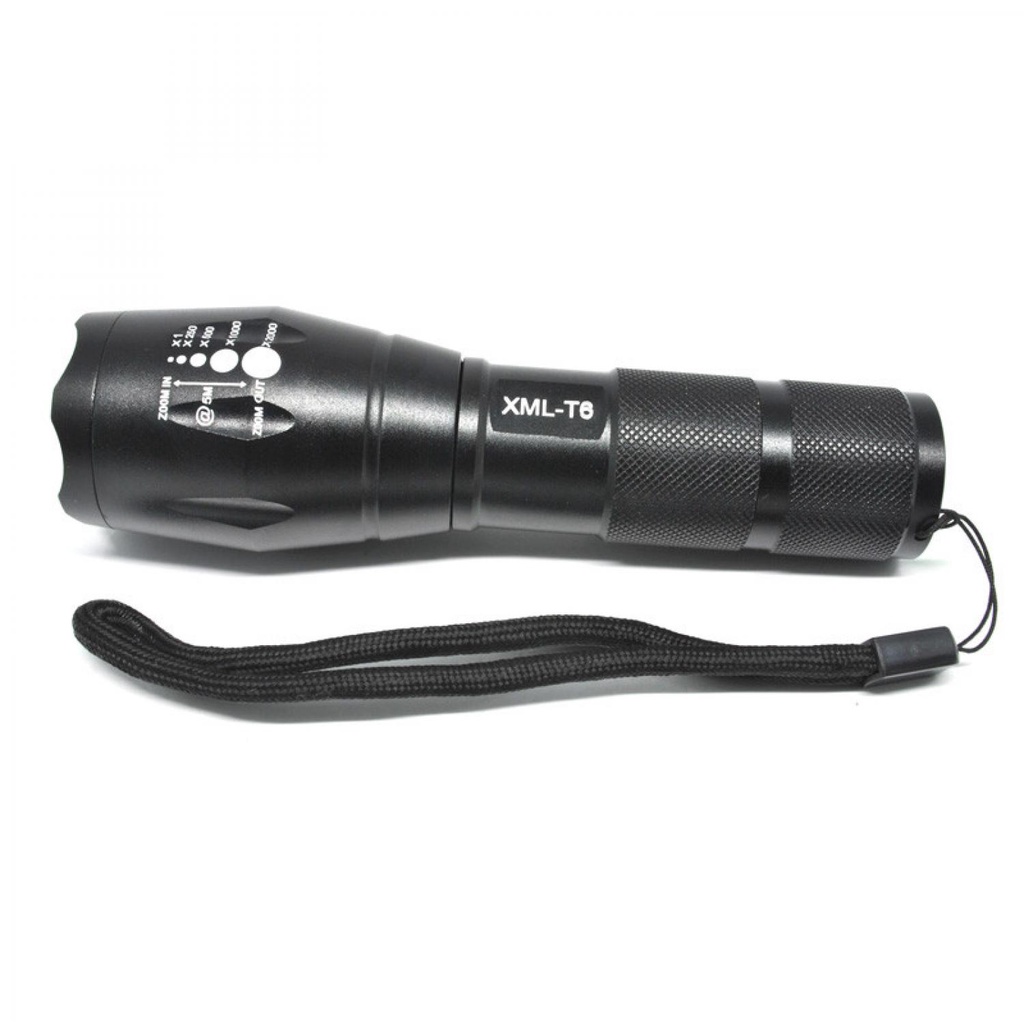 (BISA COD) RVOSTR LED Senter LED Cree XM-L T6 2000 Lumens - E17