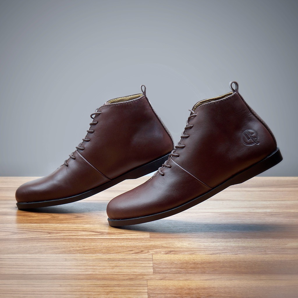 STREAM DARK BROWN |FORIND x Reyl| Sepatu Boot Vintage Klasik Pria/Cowok/Men Boots Original Footwear