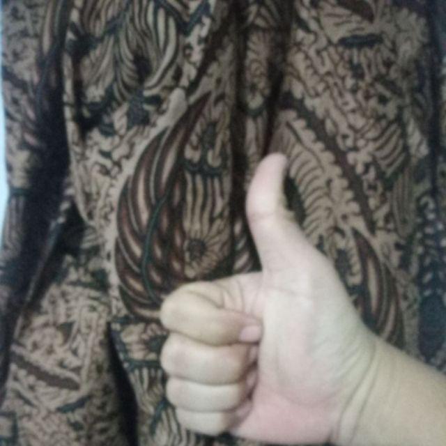 Bswart Batik Hrb026 Kenongo Hem Pendek Padi Pekalongan M L Xl Batik Pria Murah Modern Grosir