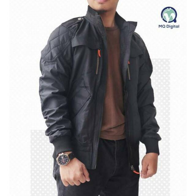 MQ apparel jaket bomber tak tikal