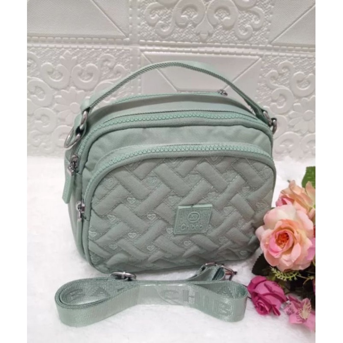 BIG PROMO... TAS SELEMPANG WANITA IMPORT 1624 AB MERK CHIBAO ORIGINAL