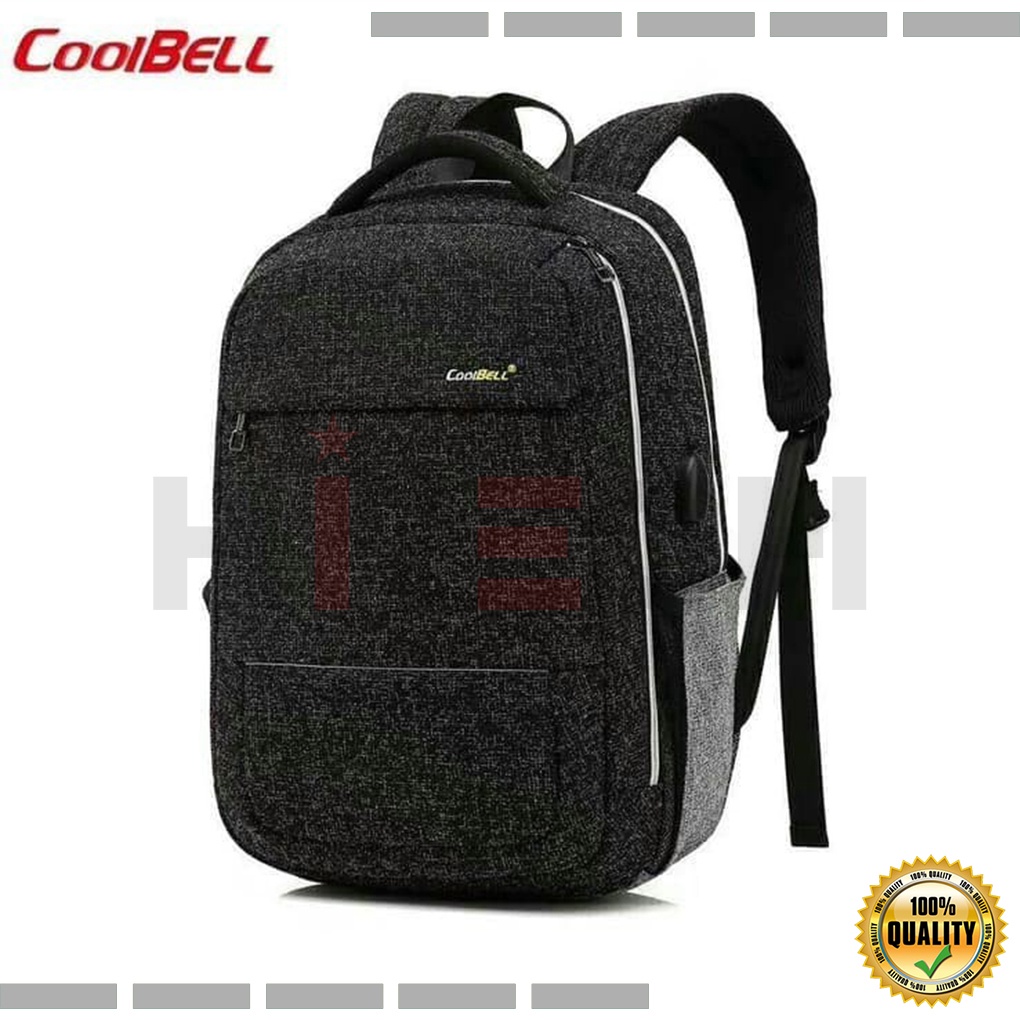 Tas Ransel Backpack Pria Laptop Original COOLBELL CB-7008 USB PORT