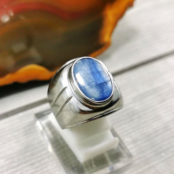 Cincin Batu Permata Natural Blue Sapphire Australia