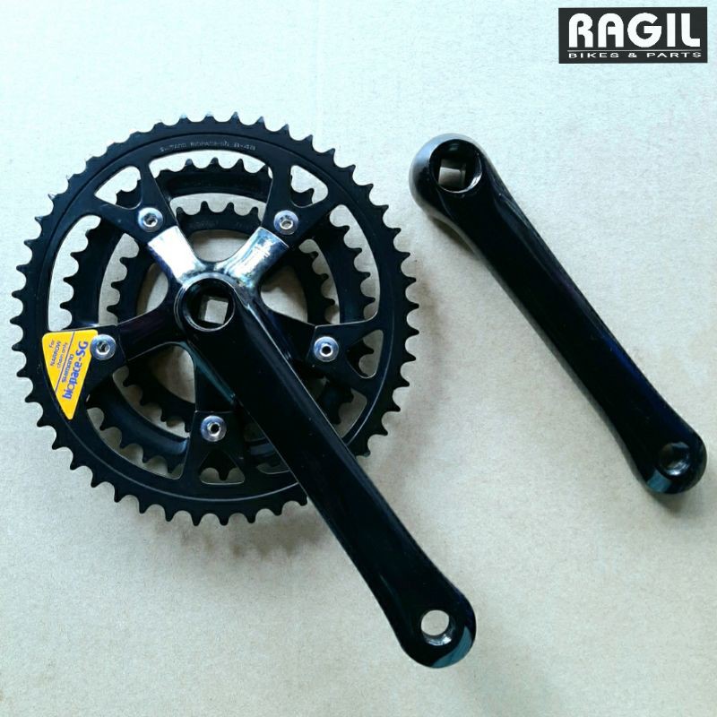 CRANK GIR TENGAH SHIMANO EXAGE 400LX 400 LX 3 SPEED BIOSPACE SG 28-48T 28 48 T 28T 48T MTB FEDERAL
