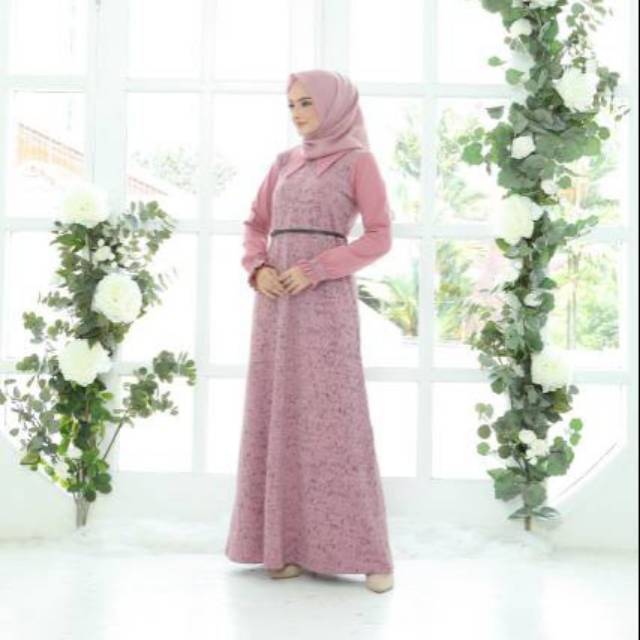GAMIS GM 22 - GH 22 PINK - PUTIH - COKLAT || RAHNEM