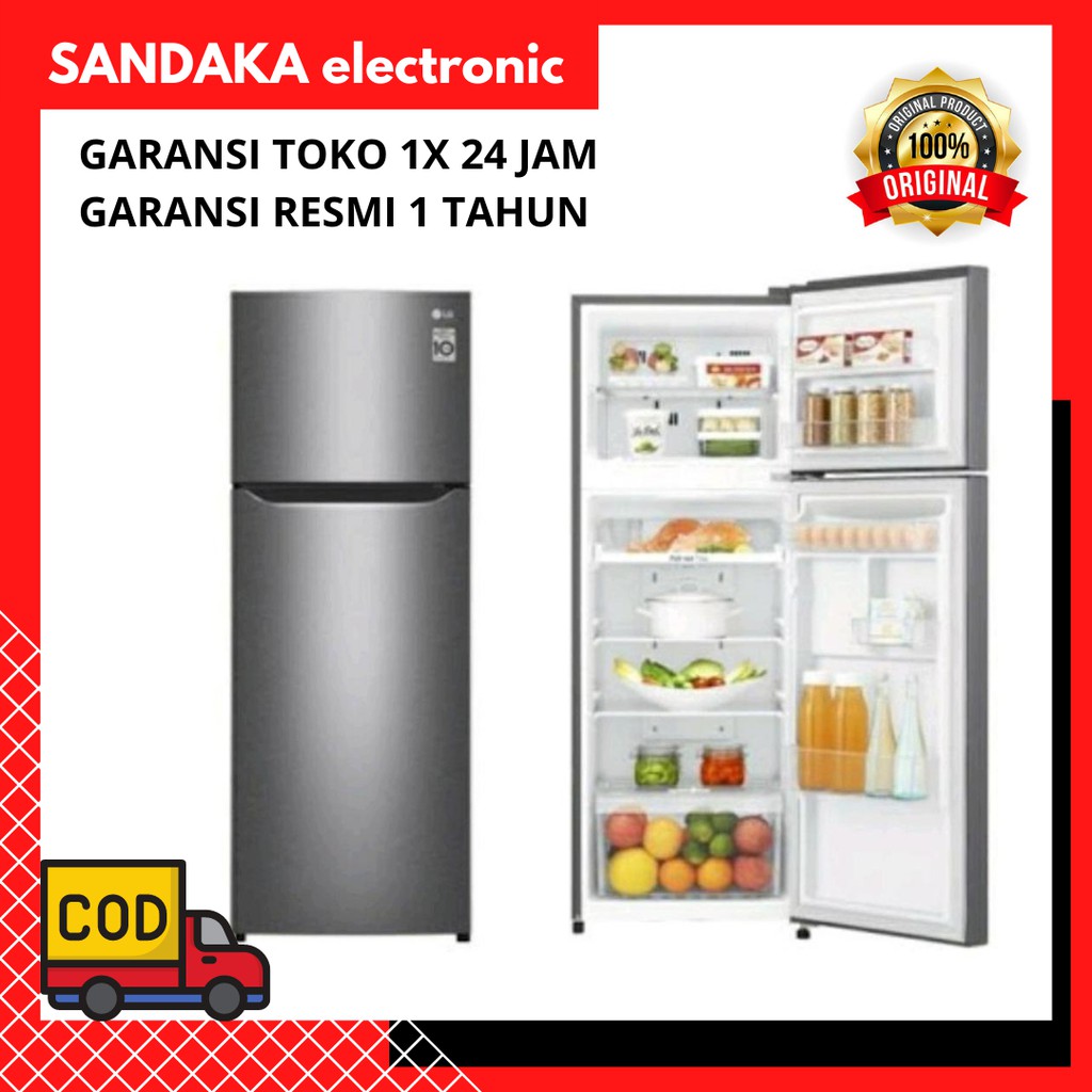 Kulkas LG GN-B 200SQBB 2 Pintu - Kulkas 2 Pintu - LG GNB 200 SQBK