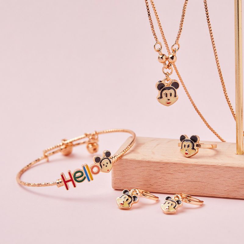 Set Perhiasan Anak Model Mickey Mouse