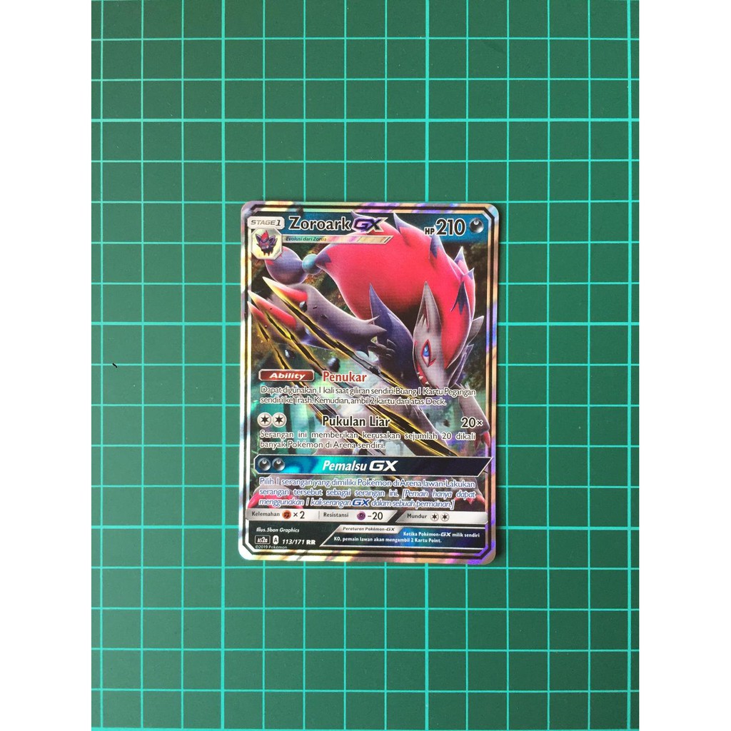 Zoroark GX RR Kartu Pokemon TCG Indonesia