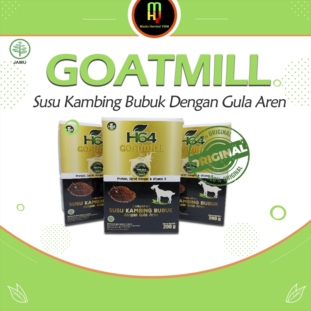 

Goatmill - H64 - Susu Kambing Bubuk dengan Gula Aren