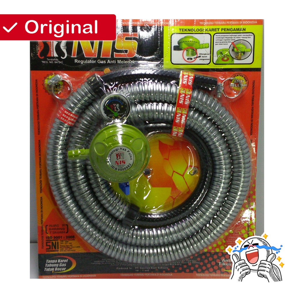 Regulator Gas + selang NIS