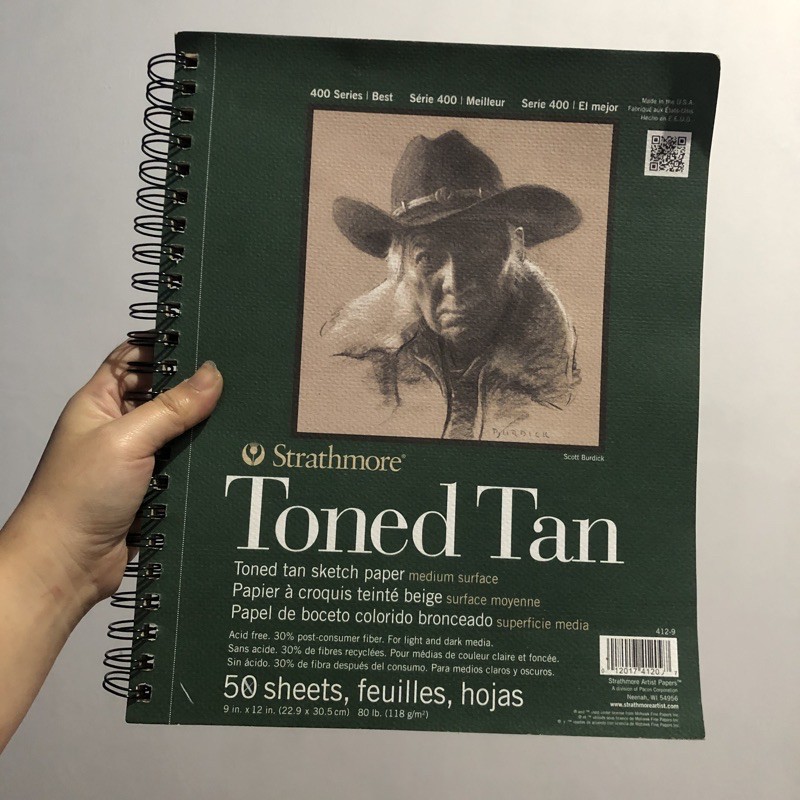 

Strathmore Toned Tan 9 x 12 / Lembar