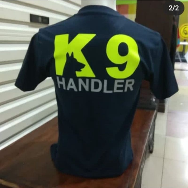 Tshirt kaos baju K9 Handler