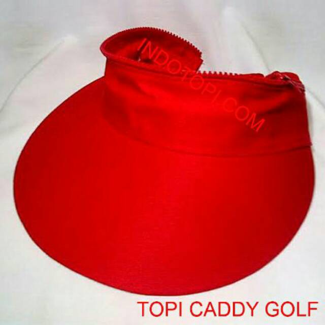 topi caddy golf lebar bisa buka tutup topi senam