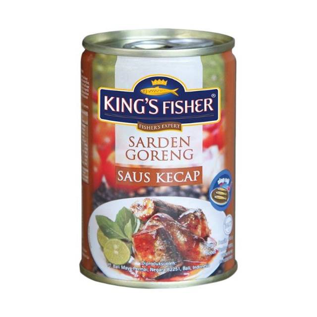 

Sarden King's Fisher Saus Kecap mini ukuran 155 gram