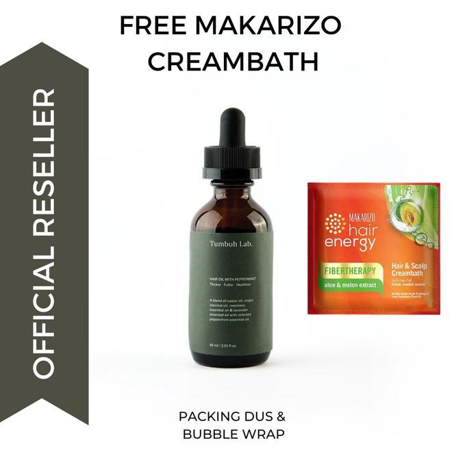 Tumbuhlab Hair Oil Peppermint Ak