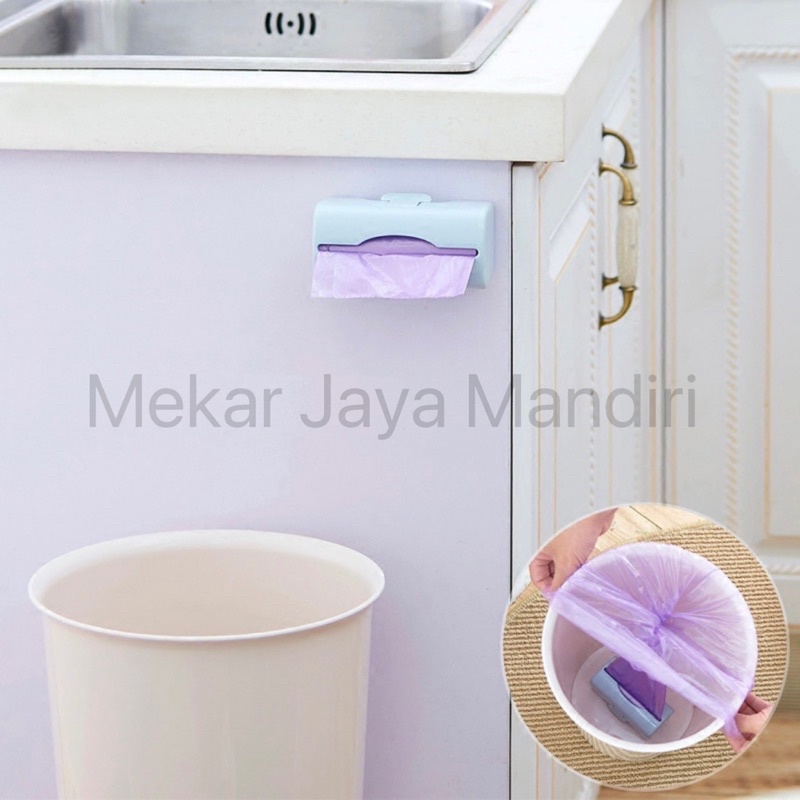 DISPENSER PLASTIK SAMPAH ROLL TEMPEL / DISPENSER KANTONG SAMPAH ROLL HOLDER PLASTIK SAMPAH TEMPAT PLASTIK ROLL