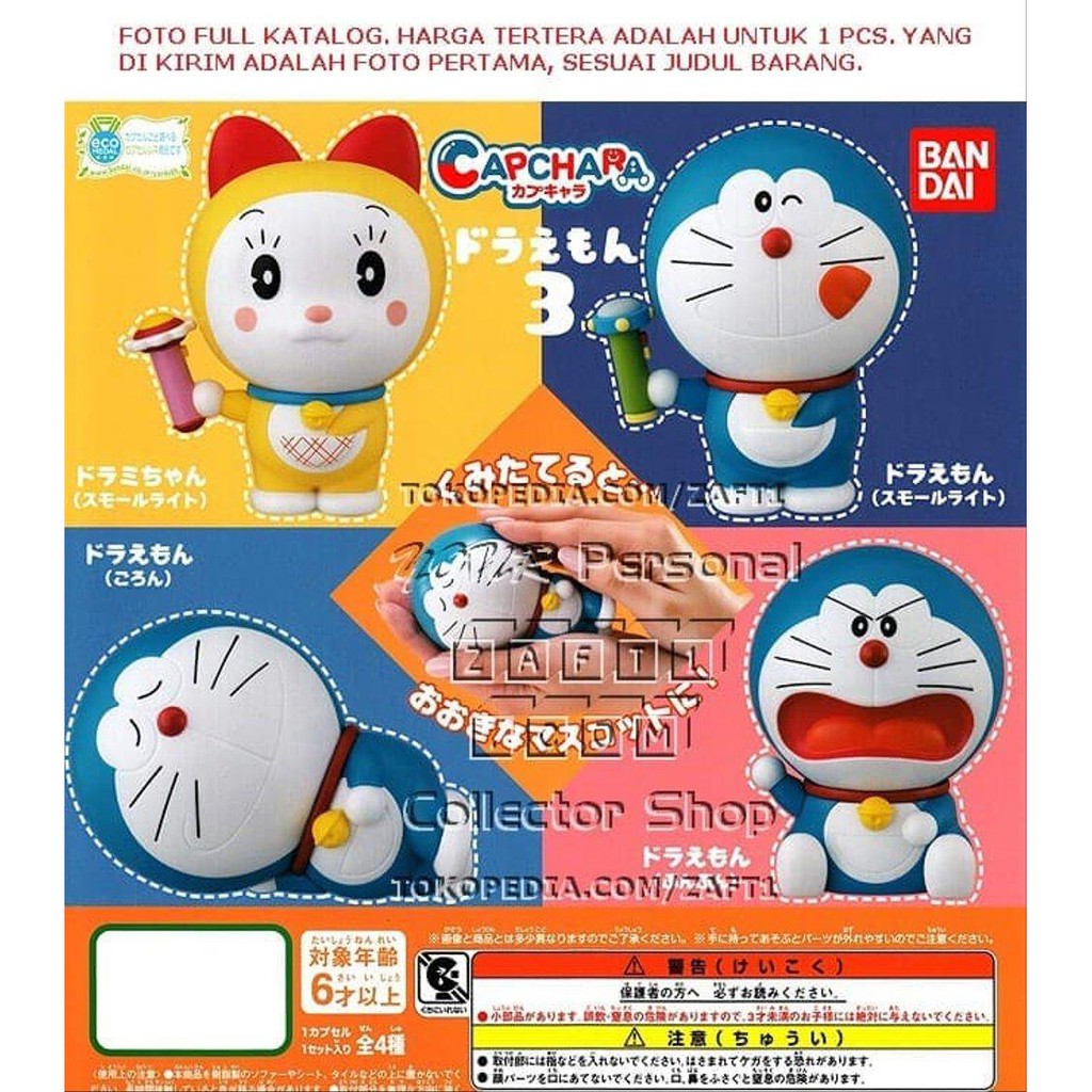 Diskon Sleepy Doraemon Capchara Doraemon 3 Gashapon Gacha Gachapon