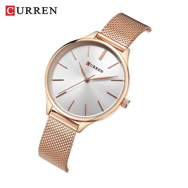 CURREN 9024 Jam Tangan Wanita Analog Rantai Pasir WK-SBY