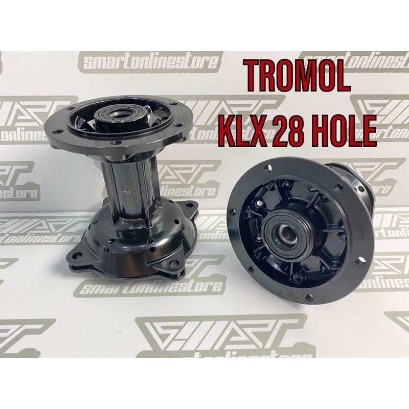 TROMOL KLX SET DEPAN DAN BELAKANG 28 HOLE