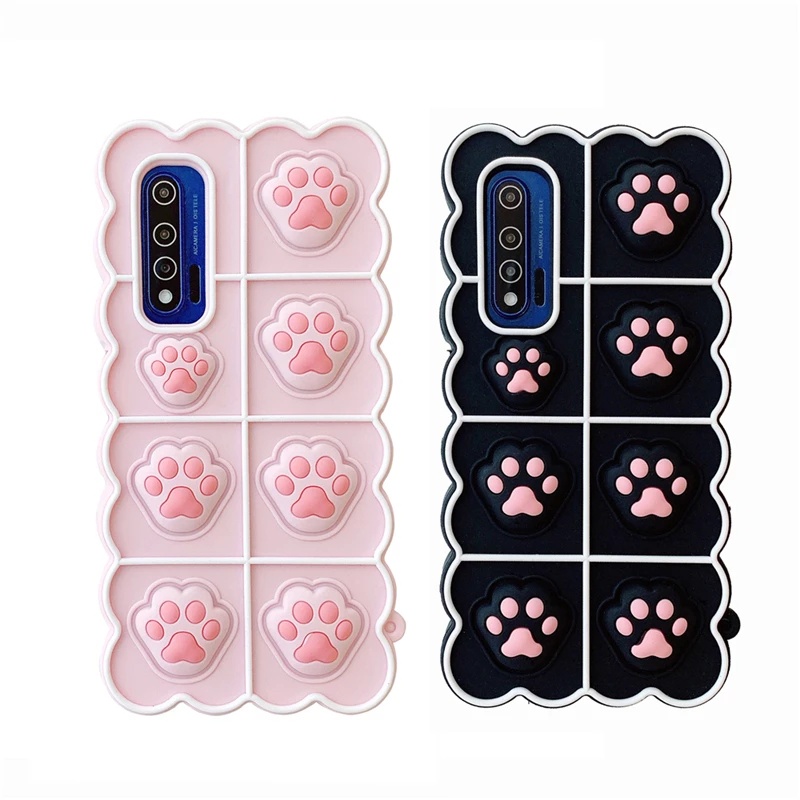 CAT PAW POP IT UP CASE Samsung Note 20 Ultra Samsung S21 Ultra Samsung A52 Samsung A52s Samsung A11 