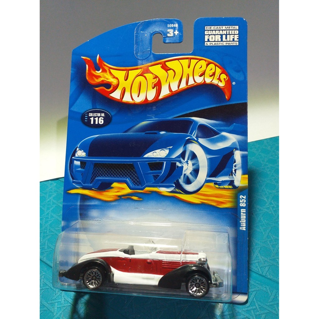 HOT WHEELS AUBURN 852 MERAH PUTIH HITAM