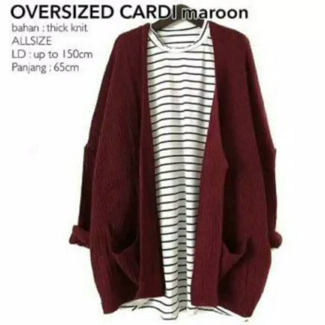 AFI - MC - RJT Lavella Oversize Knit Outer Wanita Rajut